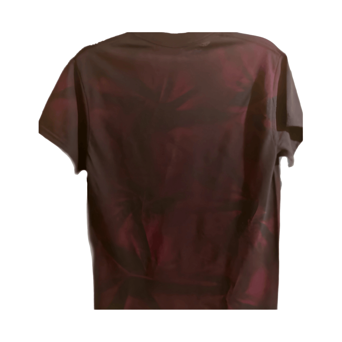Handmade “AceYourGame” Crown Tee — Black Shirt, White Logo, Neon Pink Fade (Stencil Design) - AYGOfficialStore